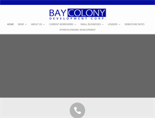 Tablet Screenshot of baycolony.org